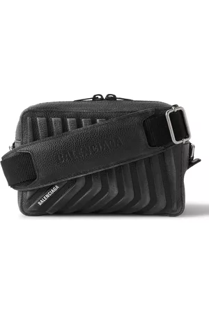 Balenciaga Full-Grain Leather Camera Bag - Men