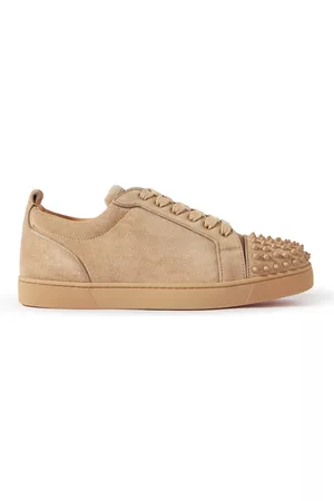 Louis Junior Spikes Cap-Toe Full-Grain Leather Sneakers