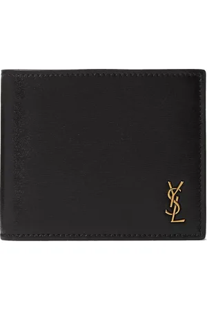 Saint Laurent Logo-Appliqu??d Leather Billfold Wallet - Men