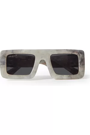 Off-White Firenze oversized square-frame sunglasses, Black