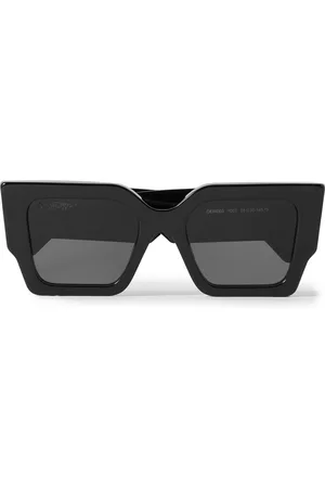 OFF-WHITE Catalina Square-Frame Acetate and Gunmetal-Tone Sunglasses for  Men