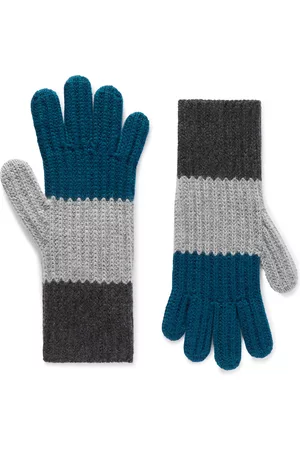 Loro Piana Striped Cashmere Gloves - Men - - M