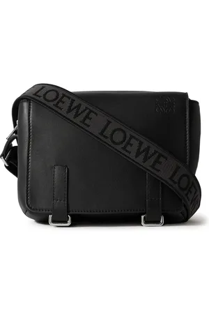 Loewe Military Leather Messenger Bag - Men
