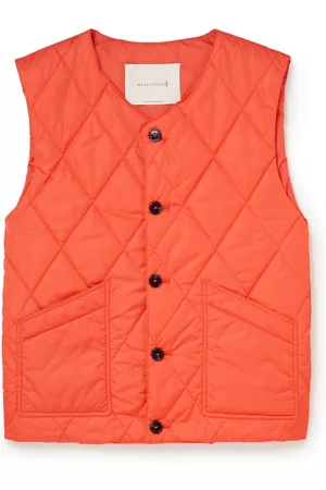 Orange Alkarab Down gilet - Vests for Men