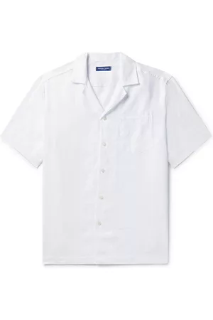 Frescobol Carioca Angelo Camp-Collar Linen Shirt - Men - - S