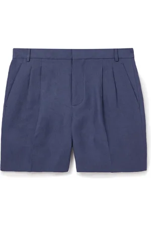 Loro Piana Honiara Straight-Leg Pleated Linen Bermuda Shorts - Men - - XXXL