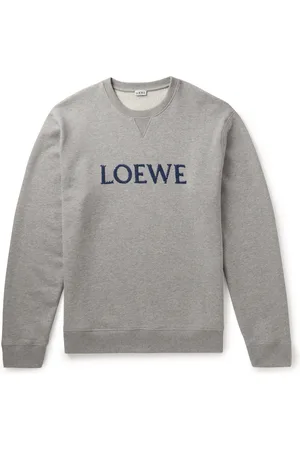 Loewe Logo-Embroidered Cotton-Jersey Sweatshirt - Men - - XXS