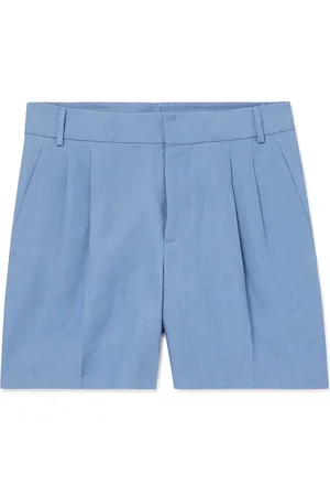 Loro Piana Straight-Leg Pleated Linen Bermuda Shorts - Men - - M