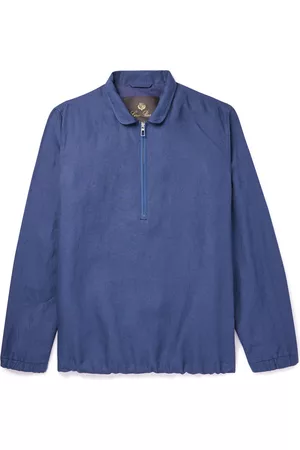 Loro Piana Linen Half-Zip Jacket - Men - - XXL