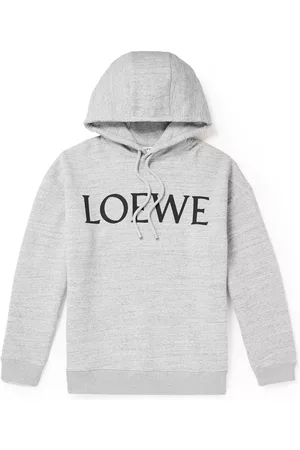 Loewe Logo-Print Cotton-Jersey Hoodie - Men - - XL