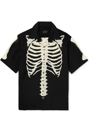 KAPITAL Camp-Collar Printed Voile Shirt - Men - - 3