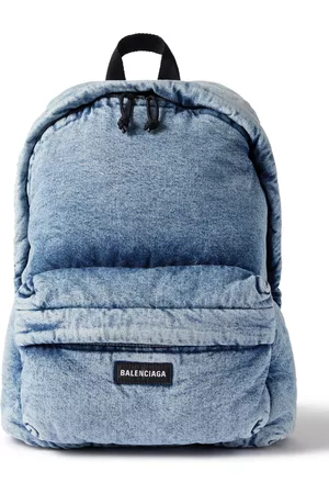 Balenciaga Explorer Denim Backpack - Men