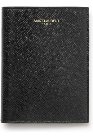 Saint Laurent Upcycled Cross-Grain Leather Bifold Wallet - Men
