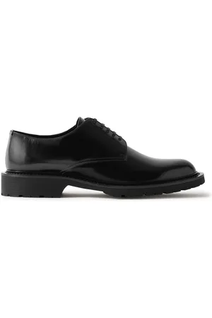 The Row Ranger Glossed-leather Brogues In Black