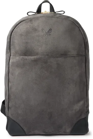 Bennett Winch Leather-Trimmed Suede Backpack - Men