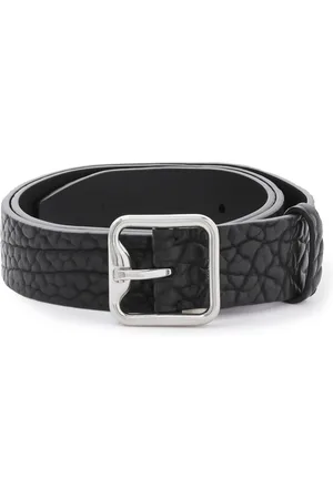 Burberry - Men - 3.5cm Reversible Leather Belt Black - EU 95