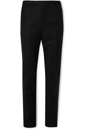 Saint Laurent Slim-Fit Wool-Flannel Trousers - Men - - IT 52