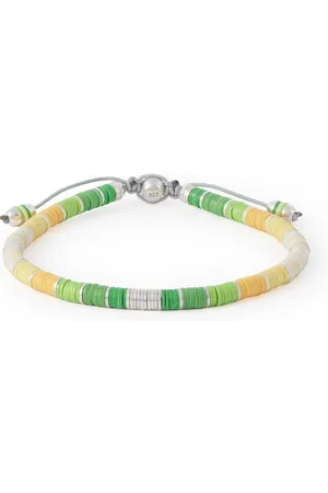 M. COHEN Rizon Sterling Silver Beaded Bracelet - Men - - L