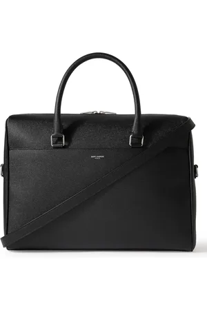 Saint Laurent Full-Grain Leather Briefcase - Men
