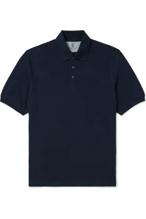 Brunello Cucinelli Cotton-Piqu?? Polo Shirt - Men - - XS