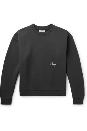 Logo-Embroidered Cotton-Terry Half-Zip Sweatshirt