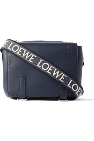 Loewe Military Leather Messenger Bag - Men