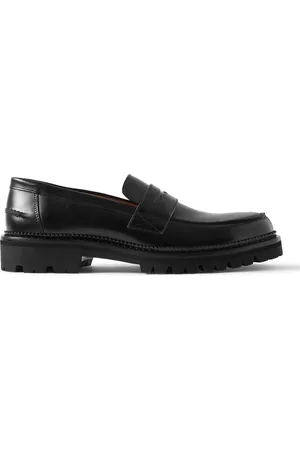 Mr P. Jacques Leather Penny Loafers - Men - - UK 7