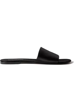Saint Laurent Satin Slides - Men - - EU 42