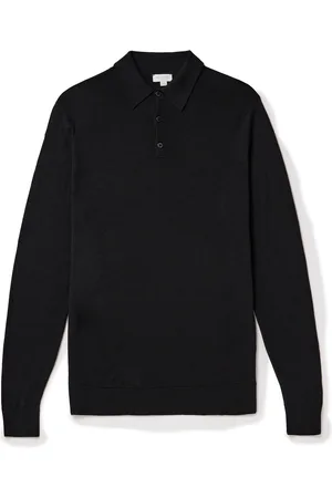 Sunspel Slim-Fit Merino Wool Polo Shirt - Men - - XL