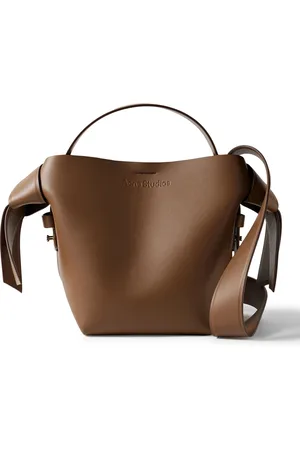 Acne Studios Musubi Mini Knotted Leather Messenger Bag - Men