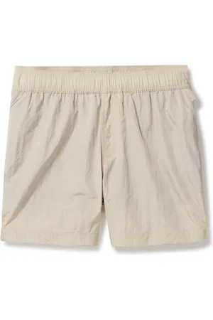 ONIA Straight-Leg Mid-Length Crinkled Swim Shorts - Men - - XL