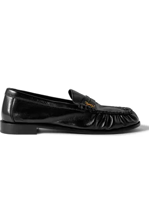 Saint Laurent Le Loafer Monogram Logo-Appliqu??d Leather Penny Loafers - Men - - EU 41