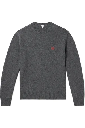 Loewe Anagram Logo-Embroidered Wool Sweater - Men - - XS