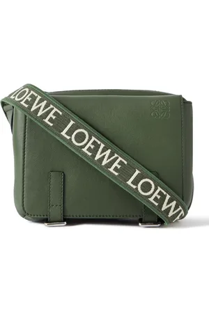 Loewe Military Leather Messenger Bag - Men