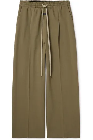 Tapered Logo-Appliquéd Padded Shell Drawstring Trousers