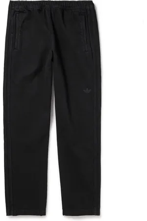 Pants and jeans Y-3 Firebird Wide-Leg Track Pants Black/ Core White
