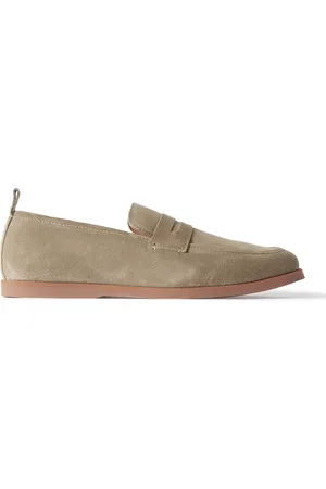 Mr P. Leo Suede Penny Loafers - Men - - UK 8.5