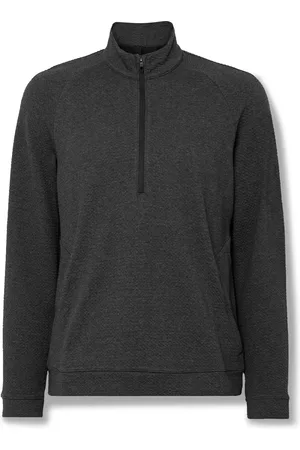 Lululemon Textured Cotton-Blend Jersey Half-Zip Sweater - Men - - XL