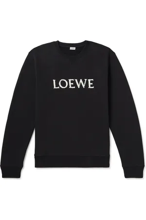 Loewe Logo-Embroidered Cotton-Jersey Sweatshirt - Men - - XS