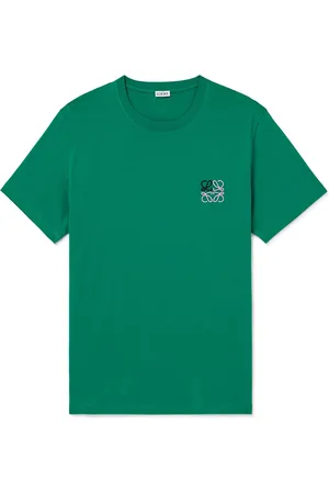 Loewe Logo-Embroidered Cotton-Jersey T-Shirt - Men - - XS