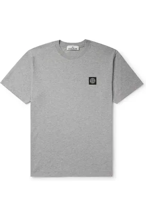 Stone Island Logo-Appliqu??d Cotton-Jersey T-Shirt - Men - - S
