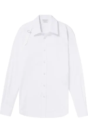 Alexander McQueen Dutch Flower Hawaiian silk shirt - White
