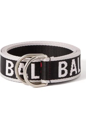 Balenciaga 3.5cm Logo-Jacquard Canvas Belt - Men