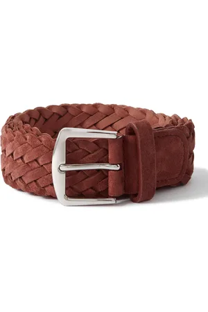 Loro Piana 4cm Woven Suede Belt - Men - - EU 95