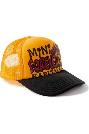KAPITAL Mini Skirts Forever Printed Scuba and Mesh Trucker Cap - Men