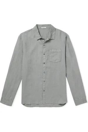 James Perse Garment-Dyed Linen Shirt - Men - - 3