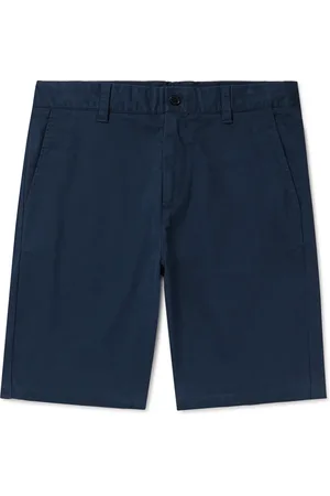 NN.07 Crown 1090 Straight-Leg Brushed Organic Cotton-Blend Twill Shorts - Men - - UK/US 31