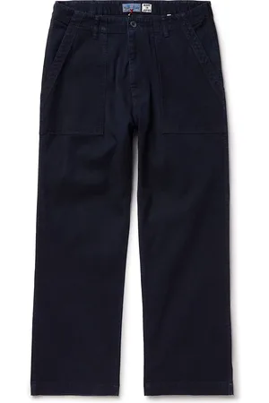 BLUE BLUE JAPAN Straight-Leg Indigo-Dyed TENCEL??? Lyocell-Blend Twill Trousers - Men - - S