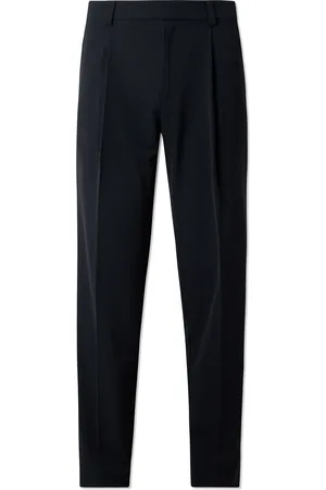 Mr P. G/Fore Tapered Pleated Stretch-Twill Trousers - Men - - 30