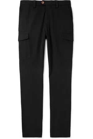 Brunello Cucinelli Straight-Leg Cotton-Twill Cargo Trousers - Men - - IT 52